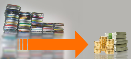 alte compact discs zu geld machen